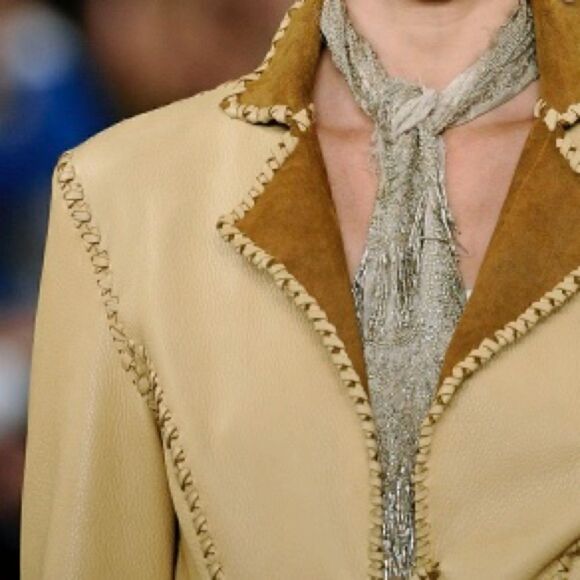 Ralph Lauren Collection ~ Spring 2011 Runway Deer Suede Leather Western Jacket - Picture 12 of 17